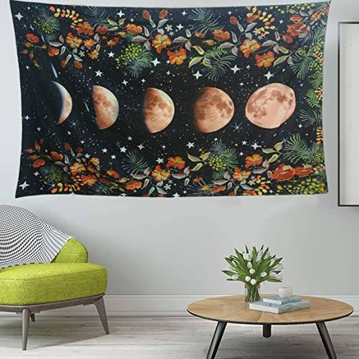 Moonlit Garden Tapestry