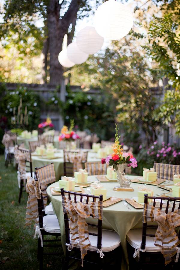 A Casual Garden Party Wedding