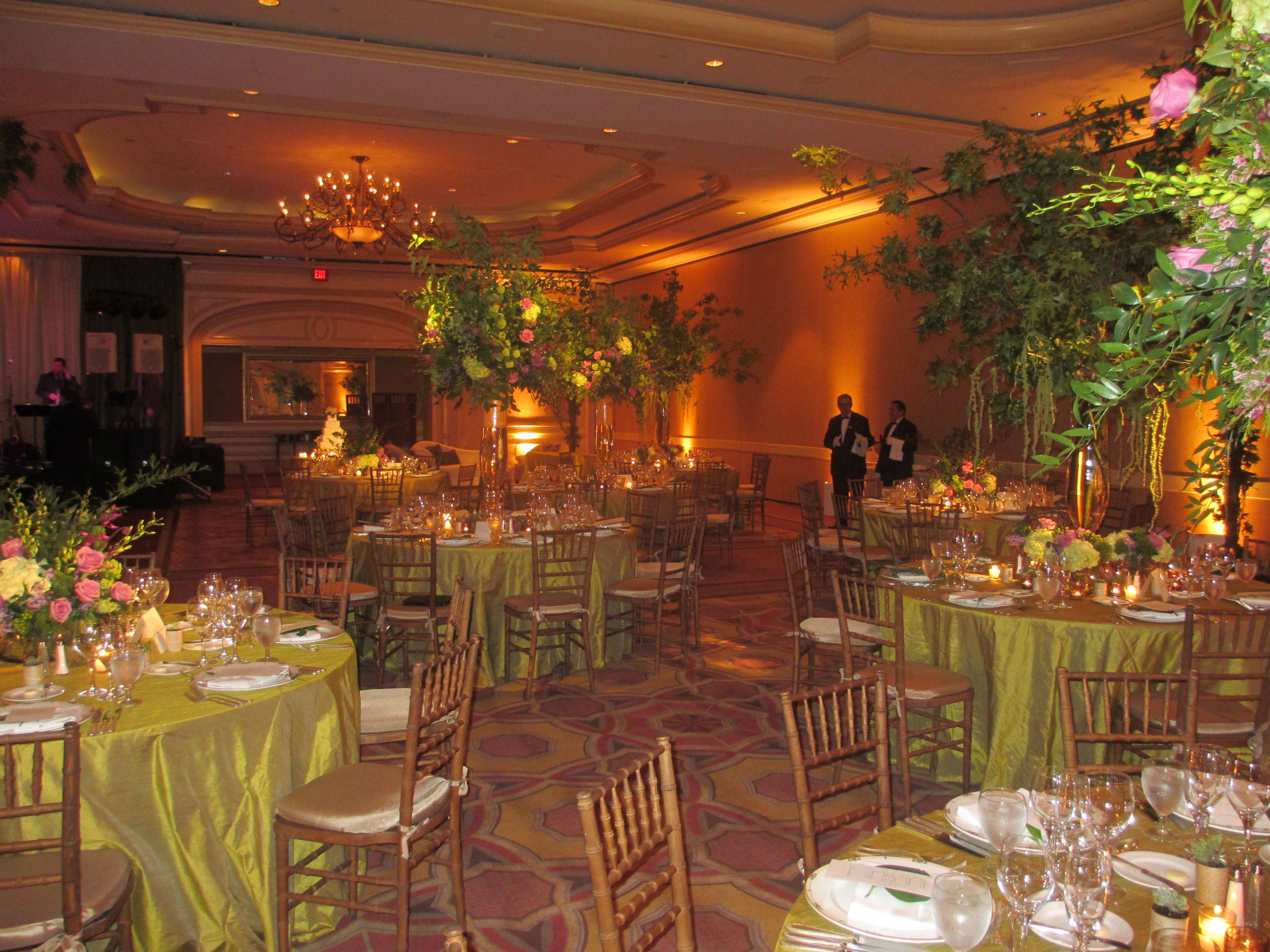 Sweetheart Table Enchanted Garden Themed Wedding Sweetheart Table