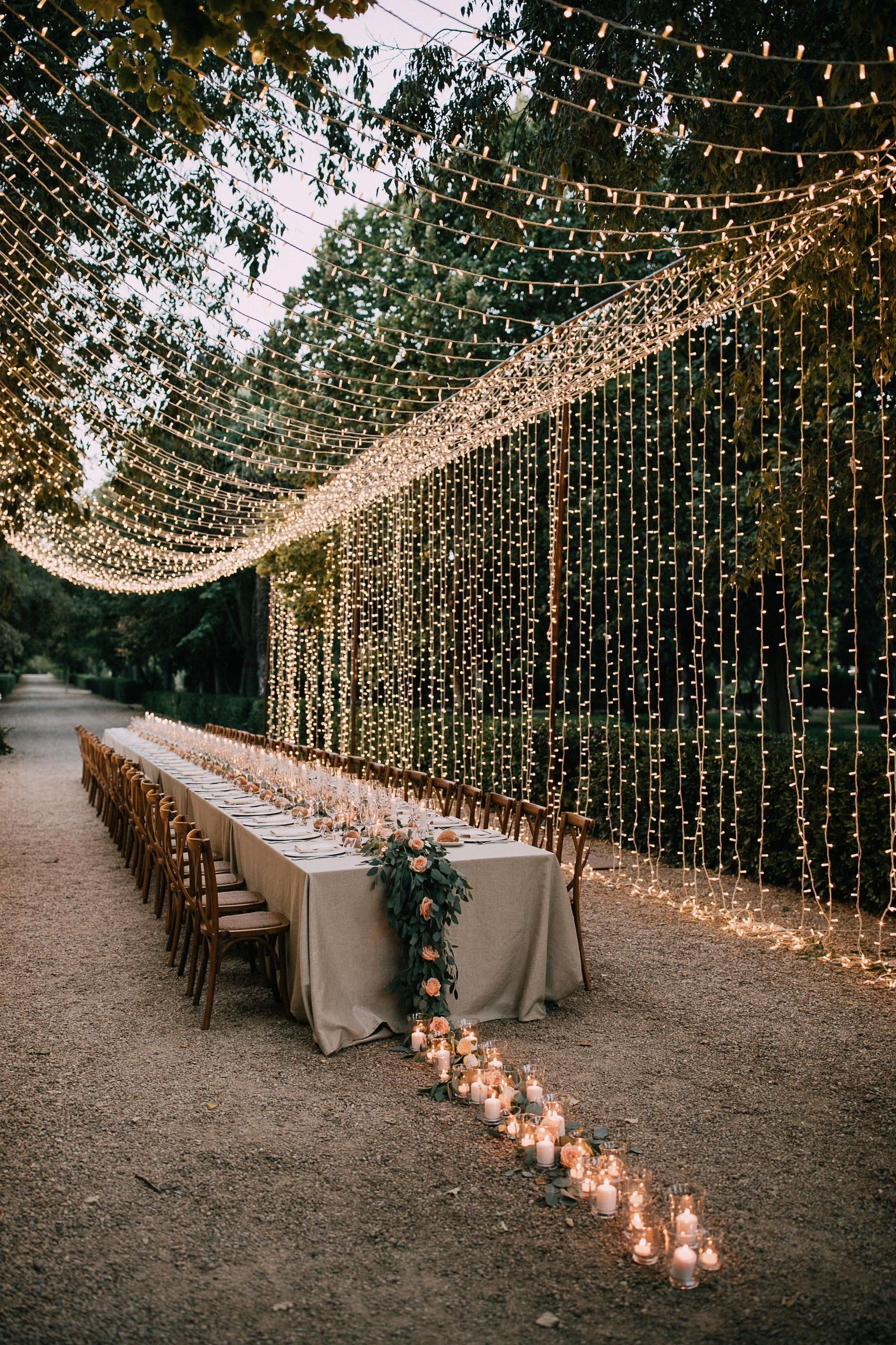 Outdoor Wedding Reception