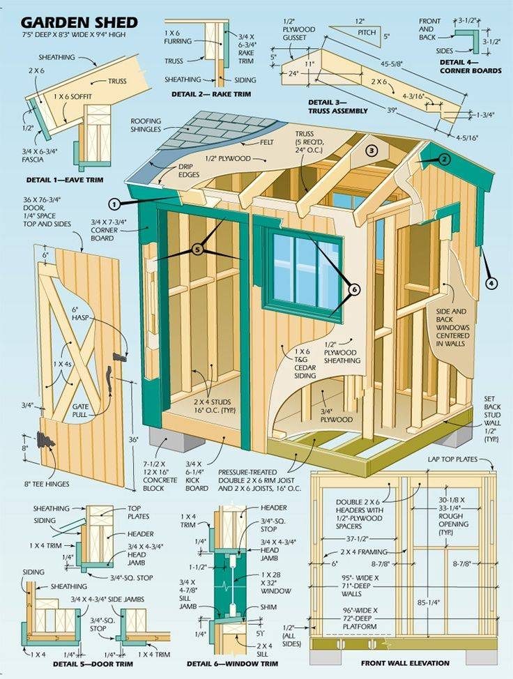 X Storage Shed Plans