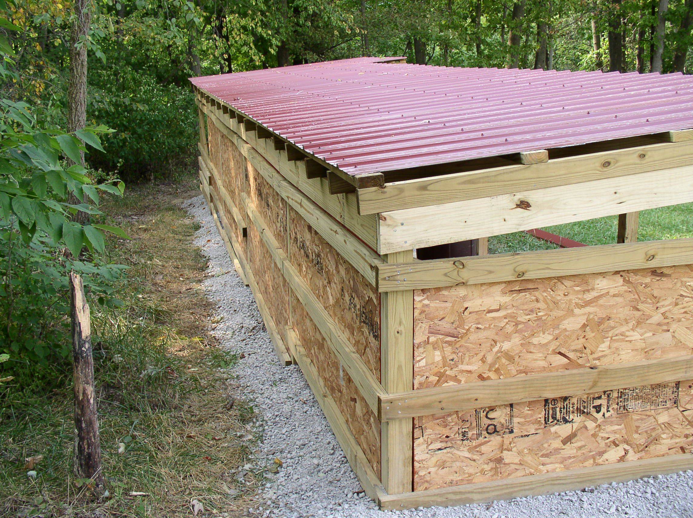 A Wooden Storage Shed