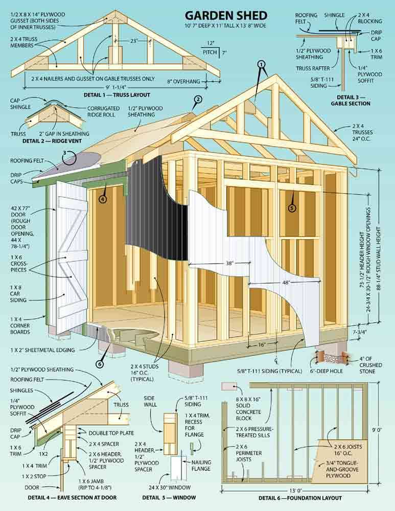 Your Own Outdoor Sheds