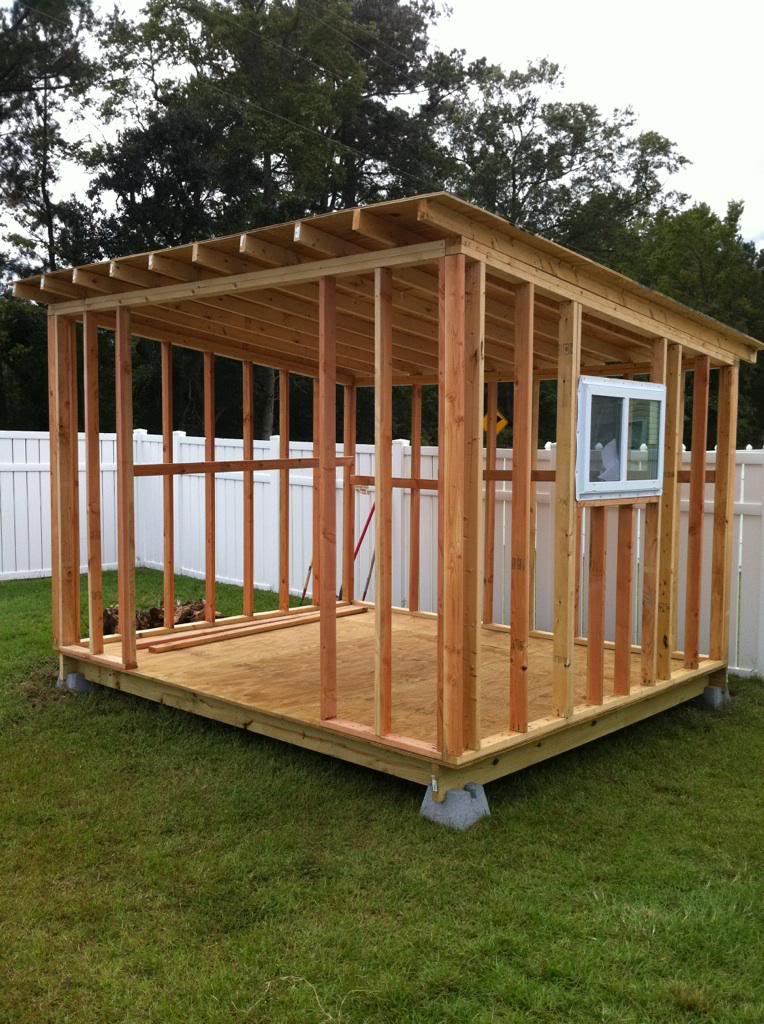 Mini Cedar Storage Shed