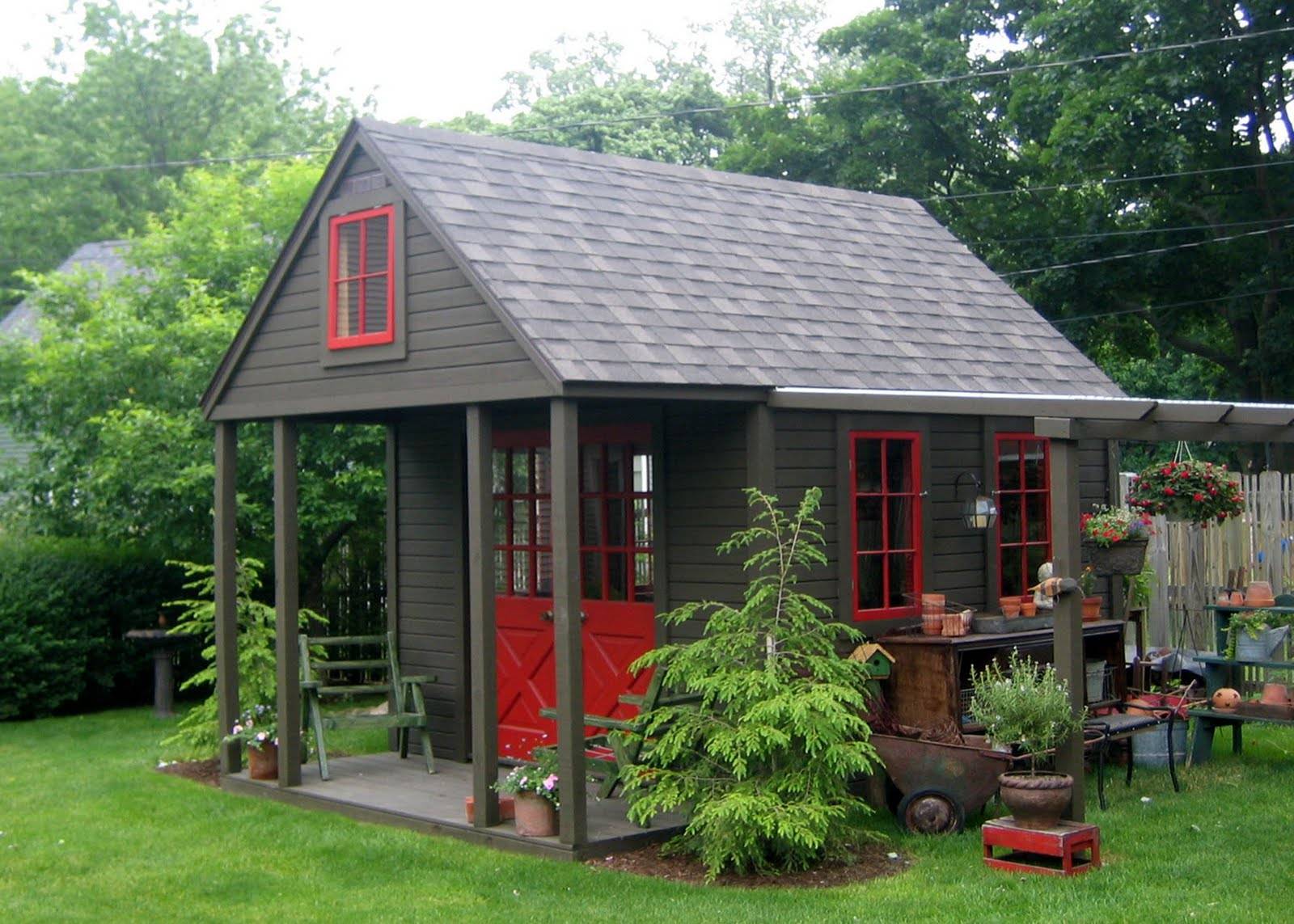 Lovely And Cute Garden Shed Design Ideas