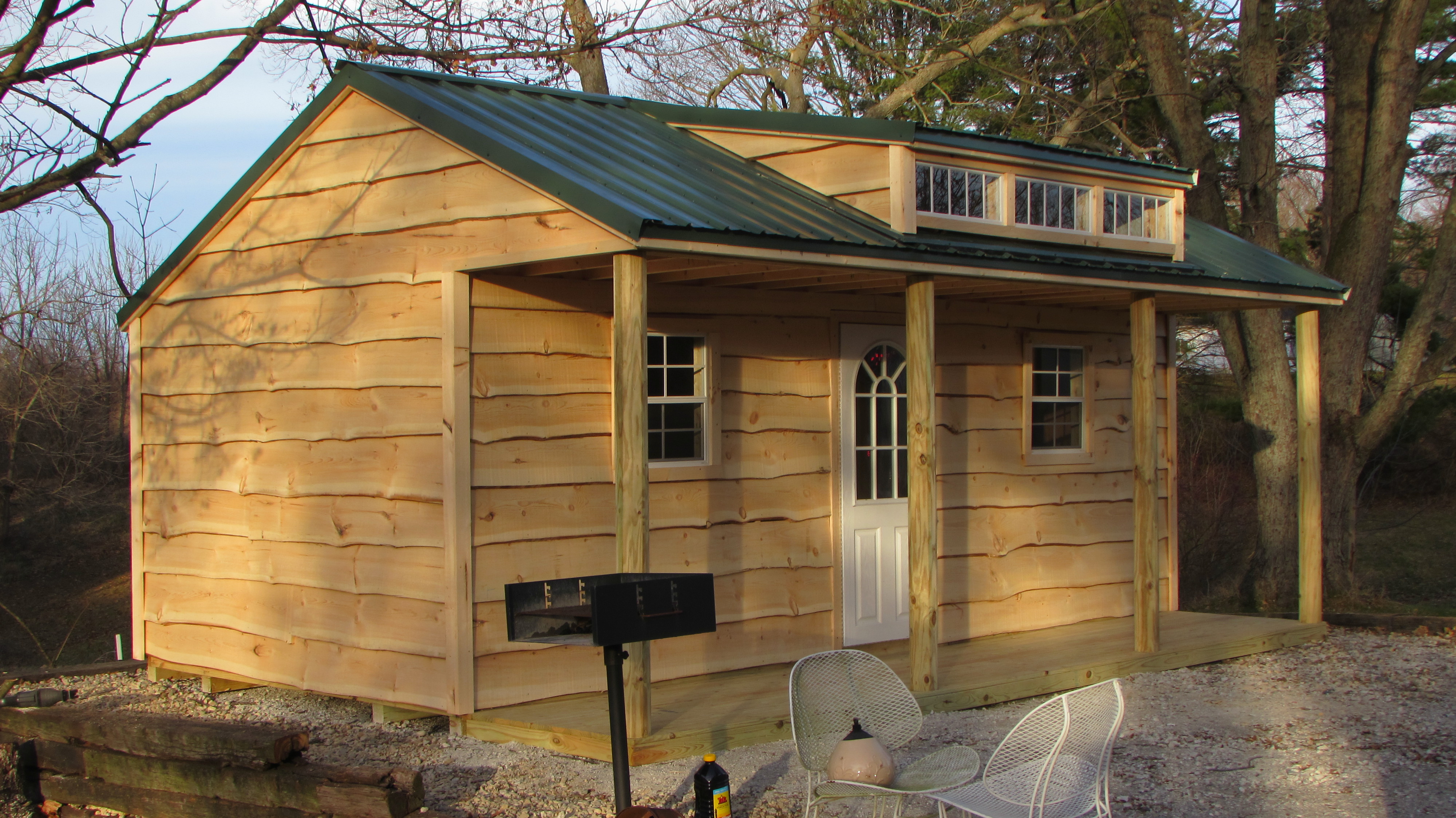 Outdoor Storage Building Windows Apex Roof