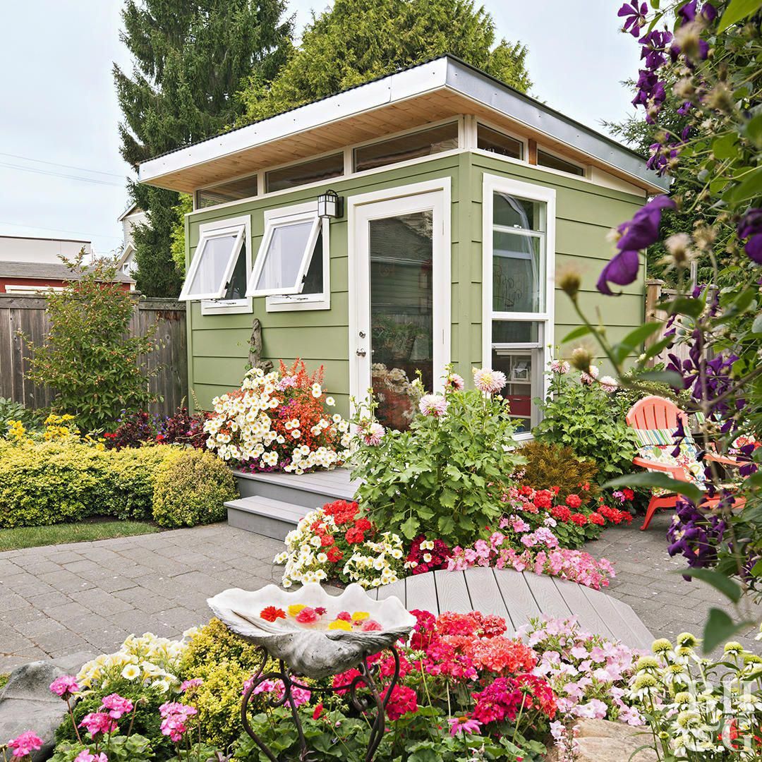 Outdoor Storage Building Windows Apex Roof