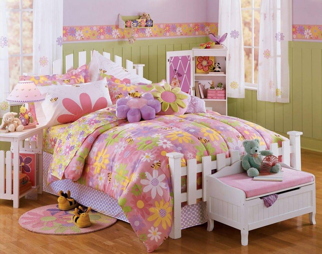 Kids Garden Themed Bedroom