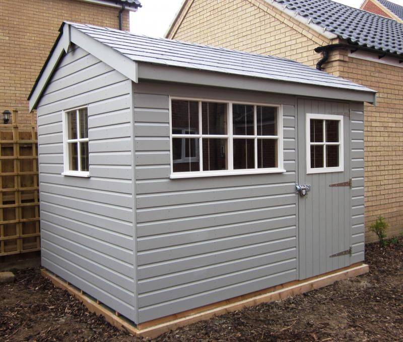 Dark Gray Garden Shed