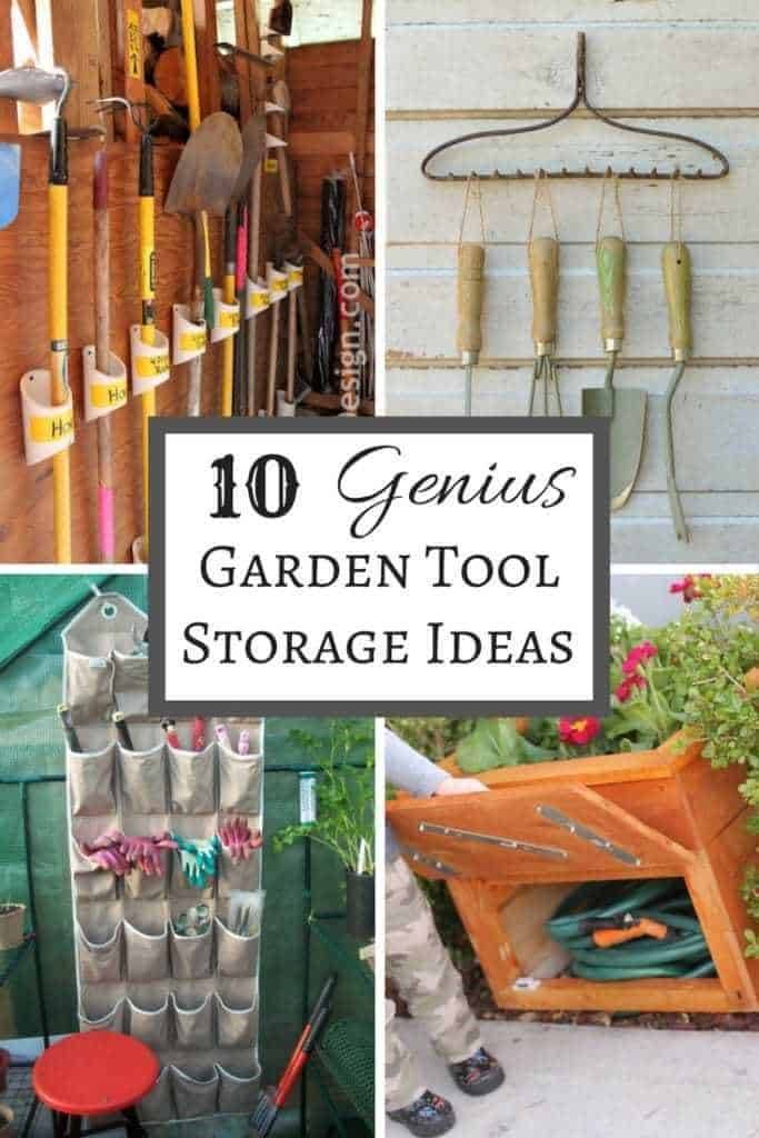 Garden Tool Storage Ideas Creative Round Decor