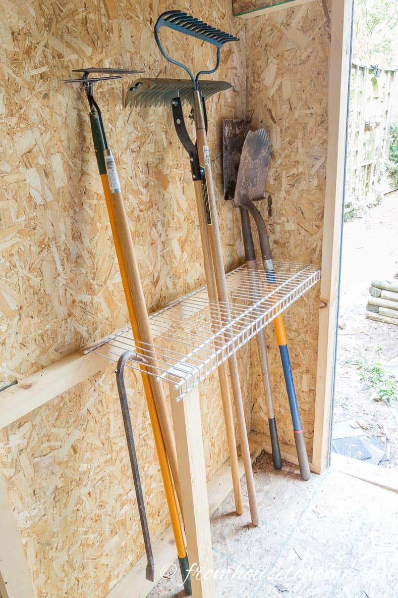 The Right Tool The Right Way Garden Tool Storage