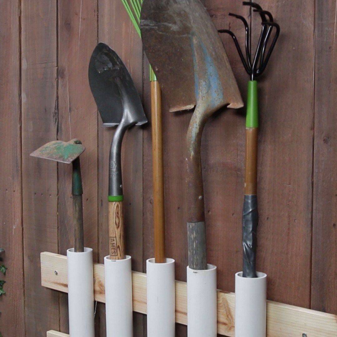 Creative Garden Tools Storage Ideas