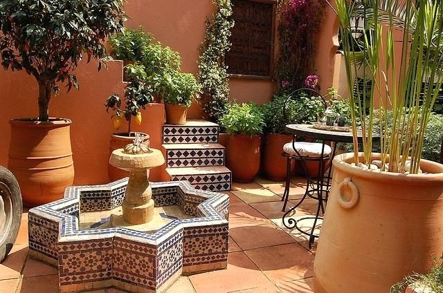 Moroccan Garden Design Moroccan Garden