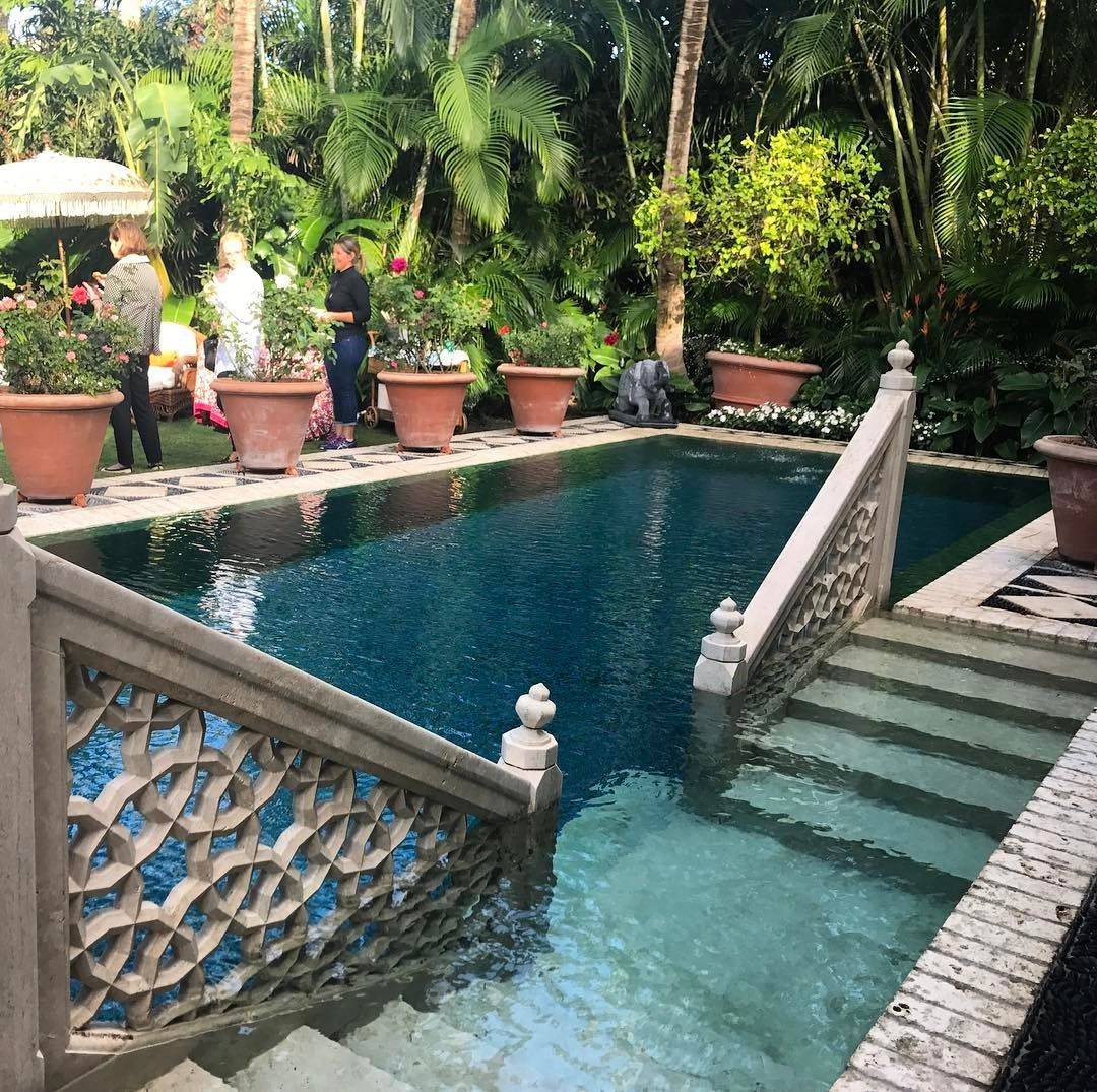 Moroccan Style Garden Living Backyard Pool