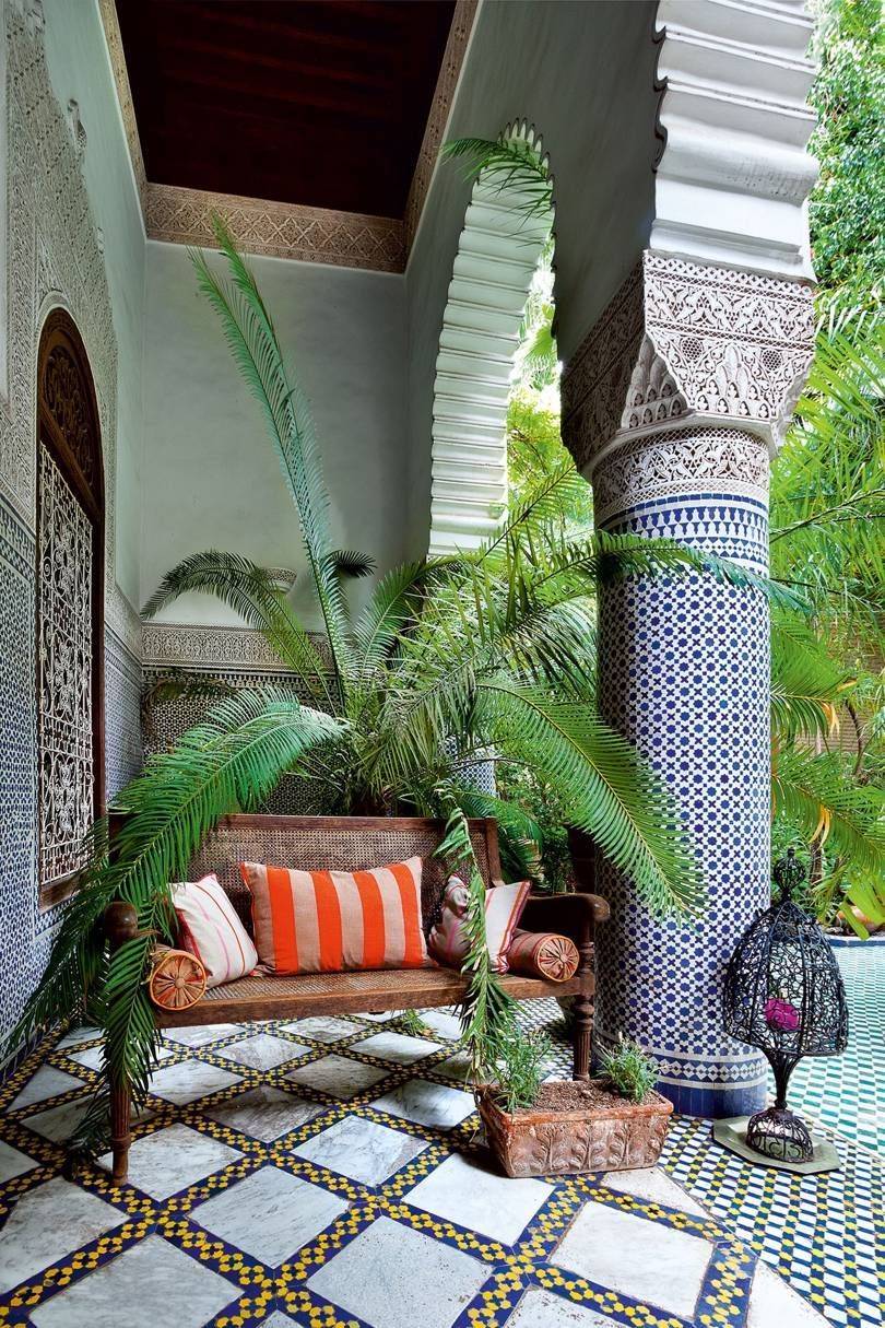 Elegant Morocco Themed Garden Ideas