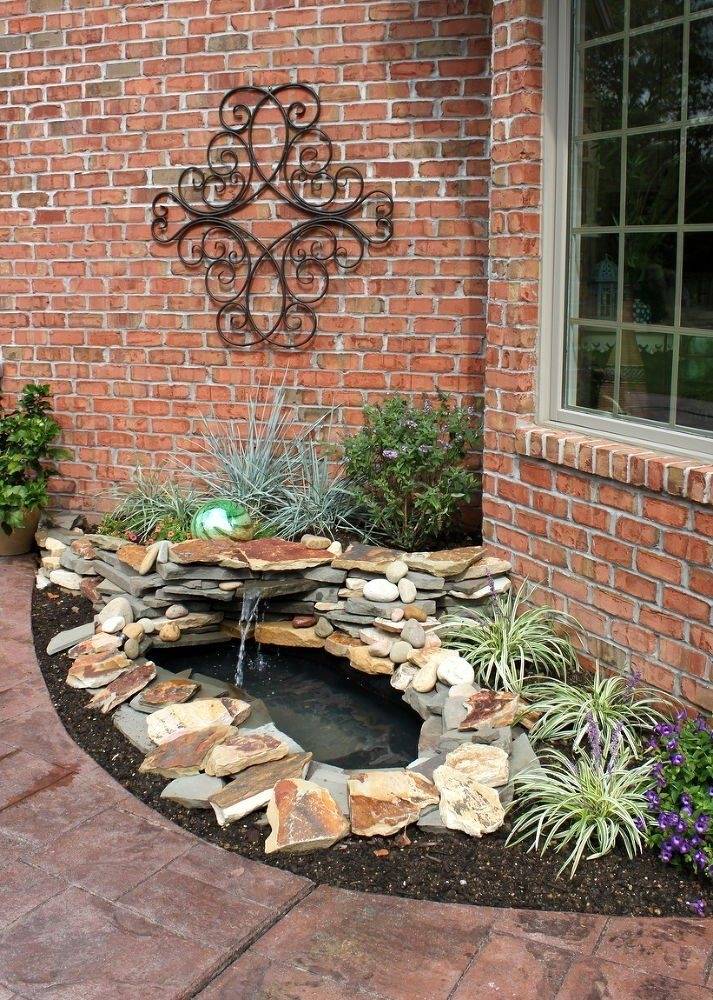 Unique Backyard Garden Water Feature Landscaping Ideas Homixover