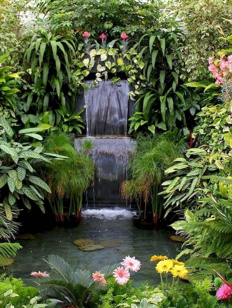 Awesome Backyard Pond And Water Feature Landscaping Design Ideas