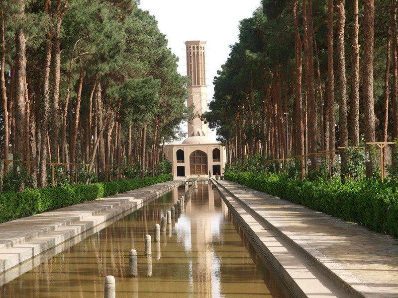 Dolat Abad Garden Yazd Persian Architecture