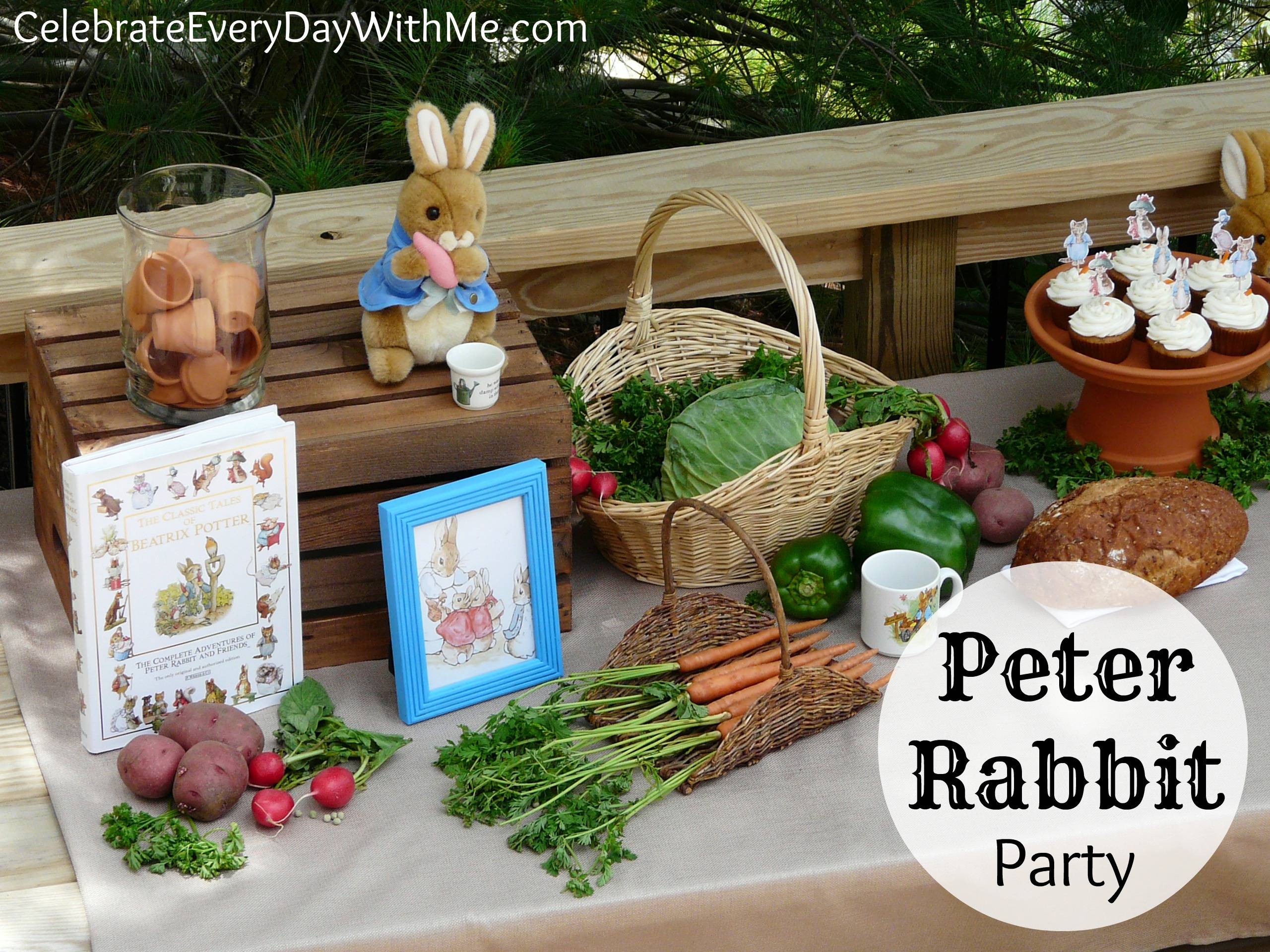 Karas Party Ideas Peter Rabbit Garden Birthday Party