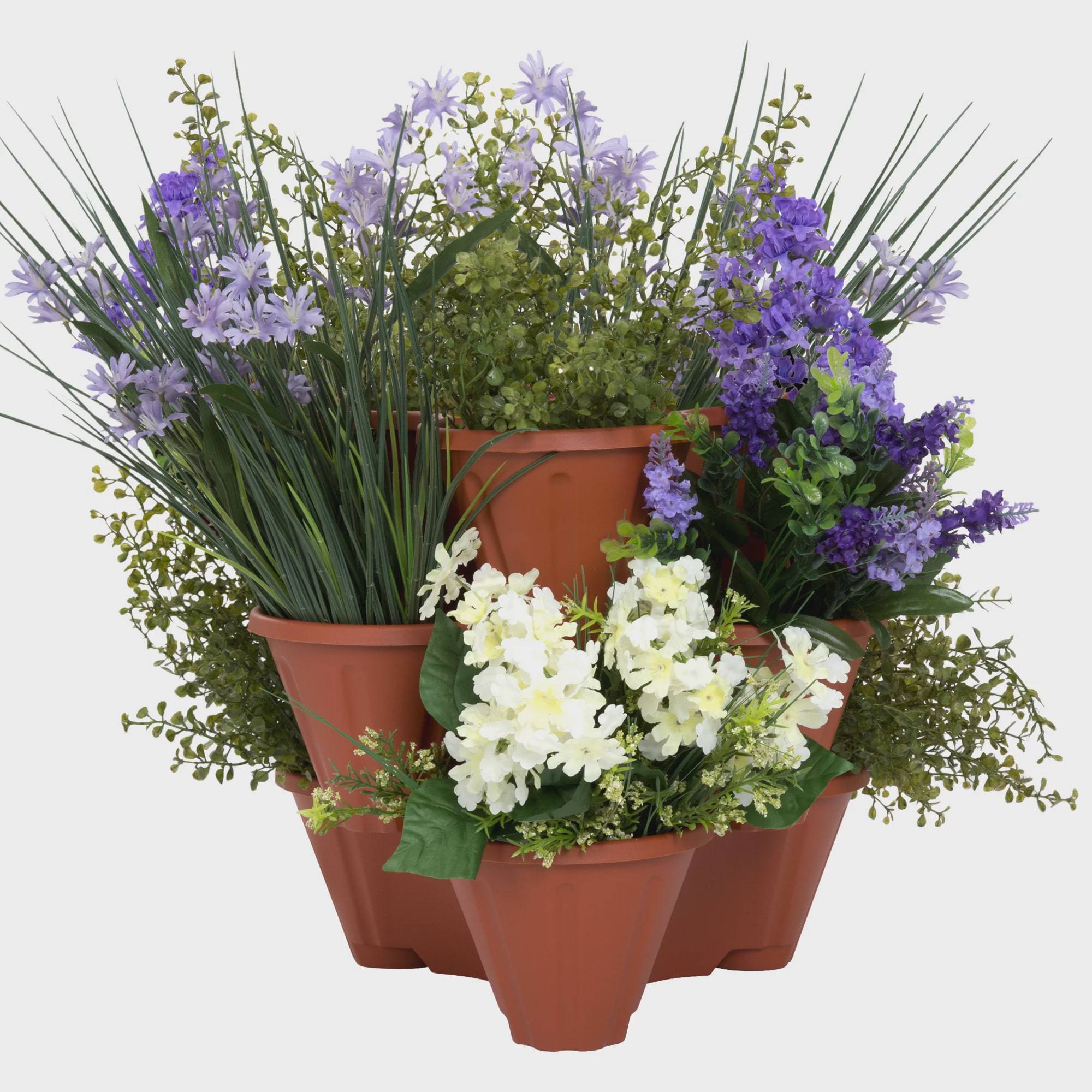 A Tiered Container Garden Southern Patio