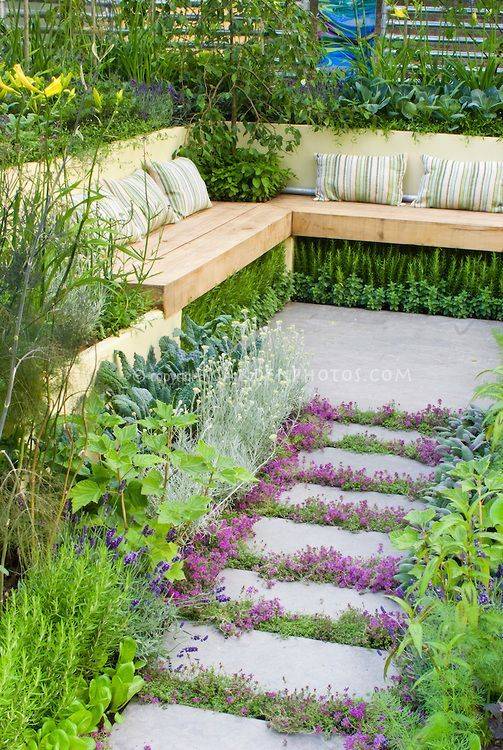 A Spiral Herb Garden Spiral Garden Design