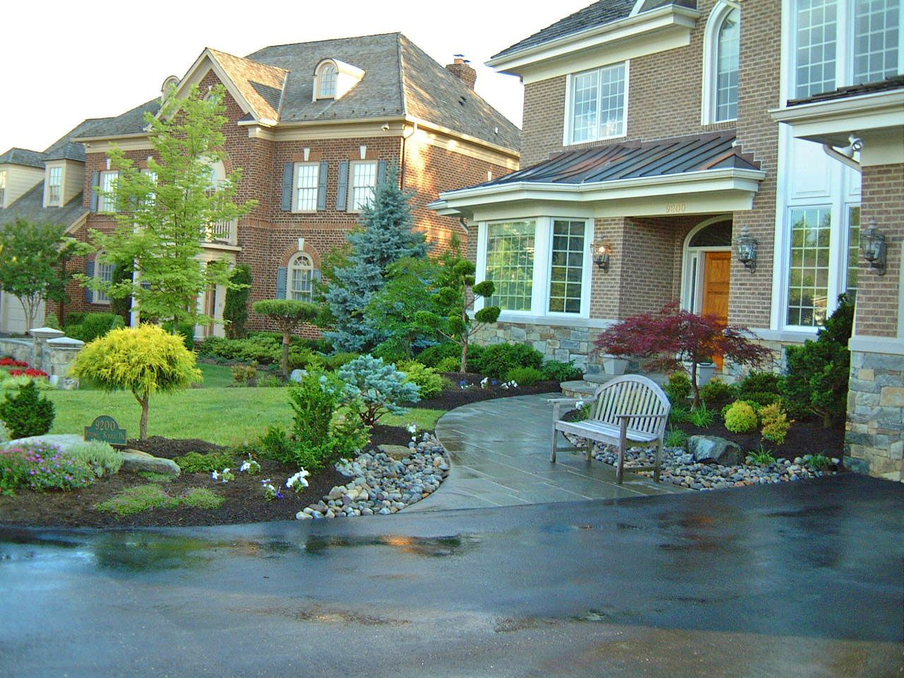 Walkway Landscape Patio Ideas Front Yard Landscaping Design Yards