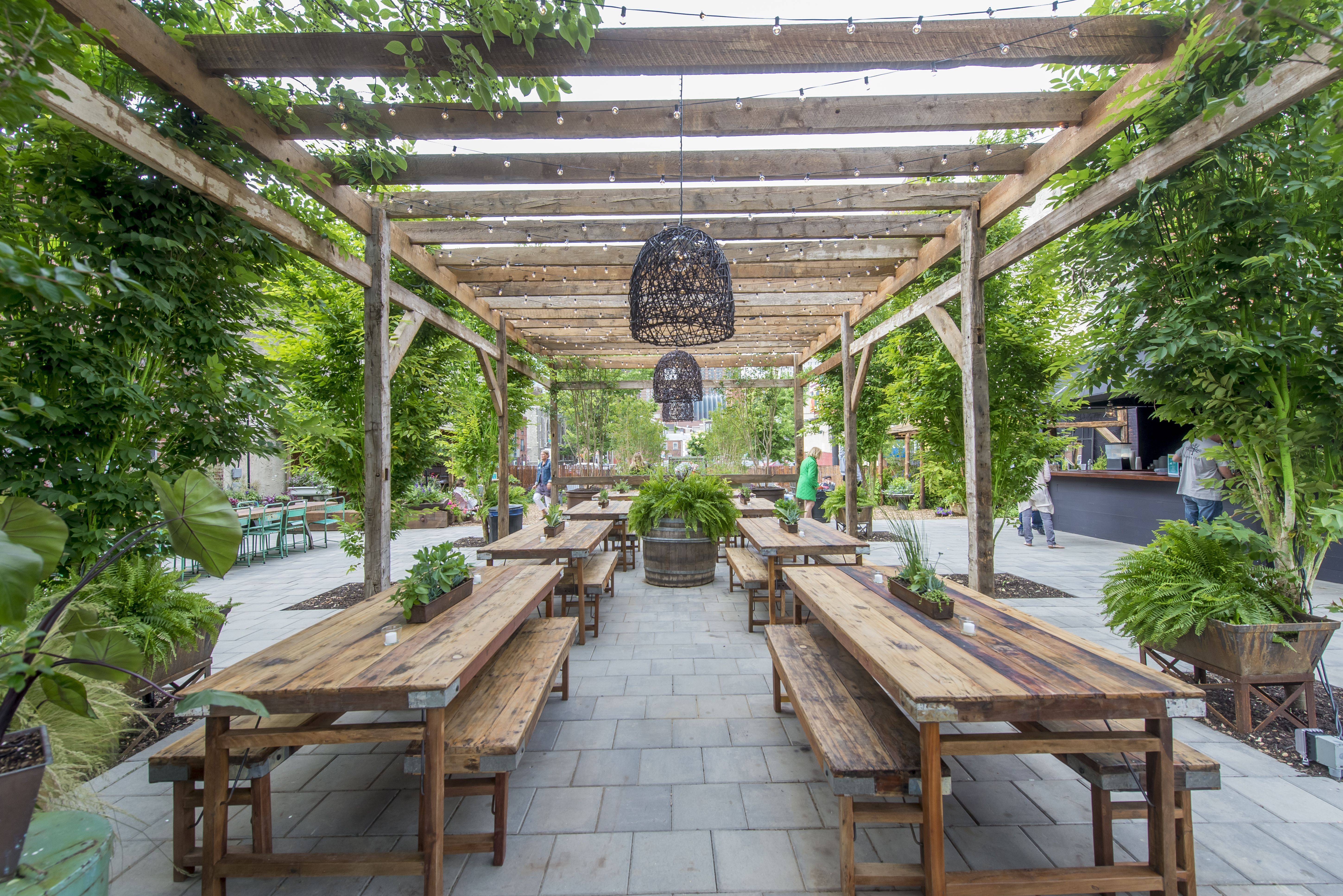 Delightful Garden Restaurant Design Ideas