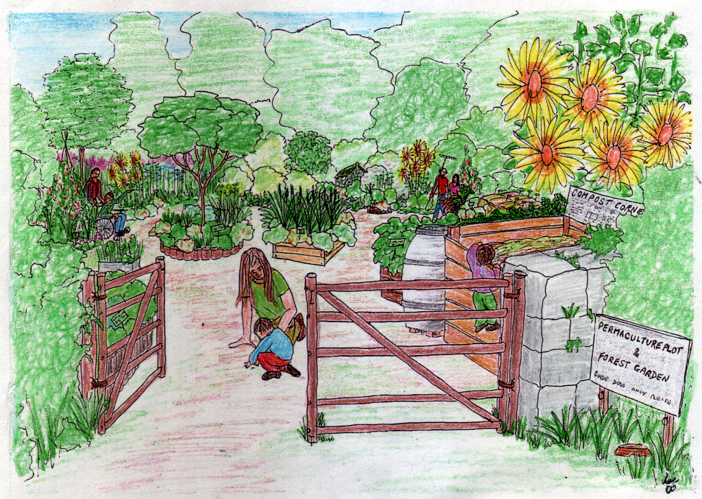 Mullumbimby Community Garden Logo Byron Bay Graphic Designs