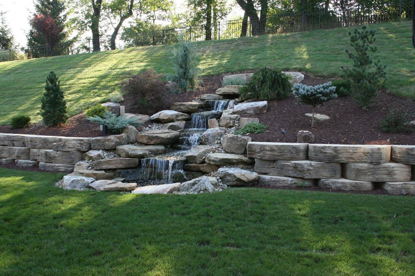 Sloped Backyard Retaining Wall Trend Home Design Trend