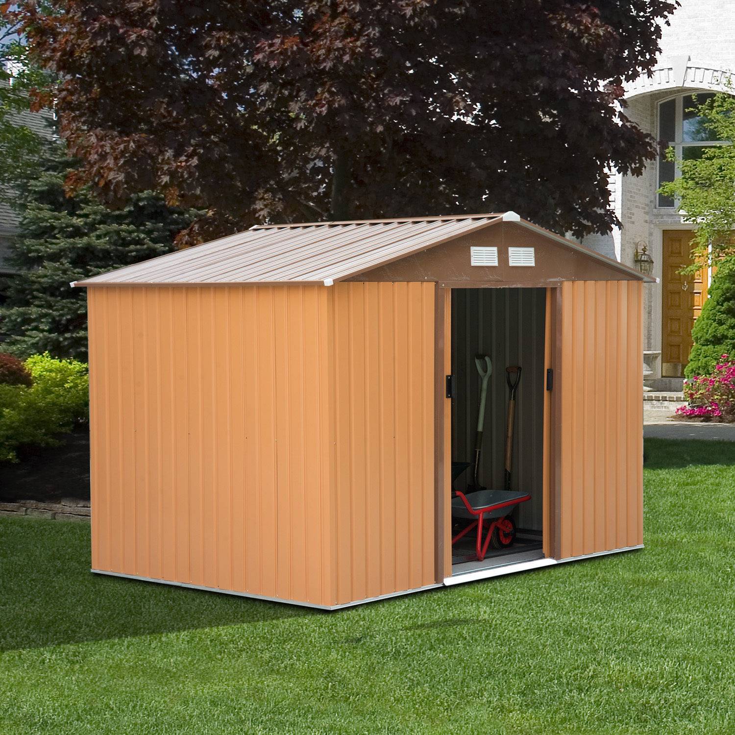 Outdoor Lawn Garden Tool Storage Shed Ft X Ft Garden Tool