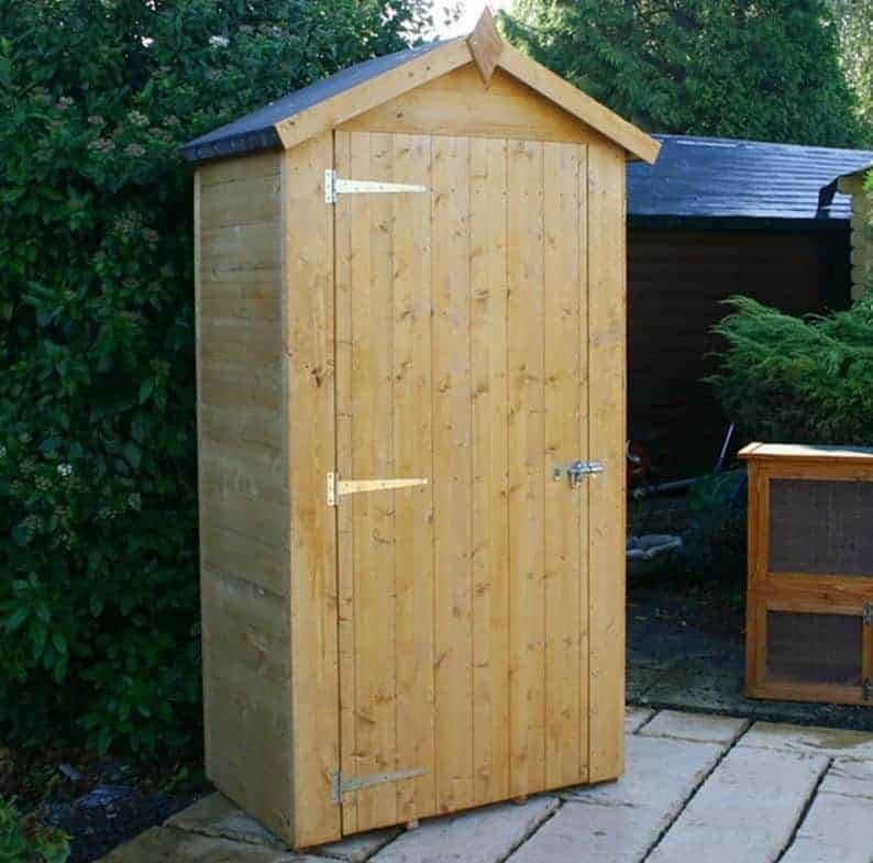 D Wooden Vertical Tool Shed