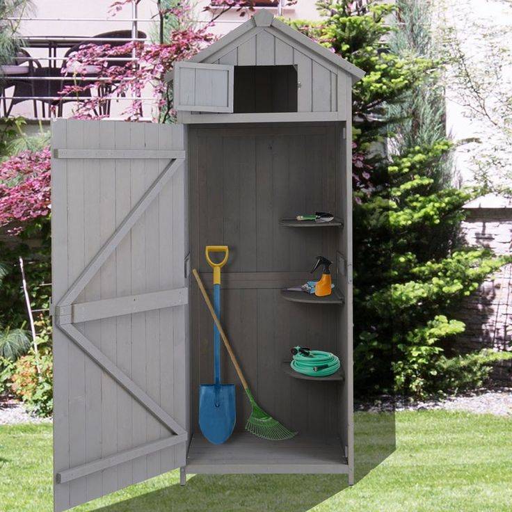 Suncast Cedar And Resin Vertical Shed