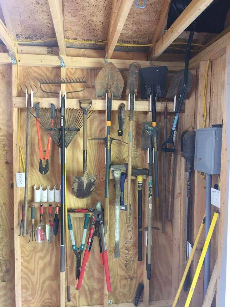Inspiring Garden Tool Storage Ideas Garden Tool Organization Old
