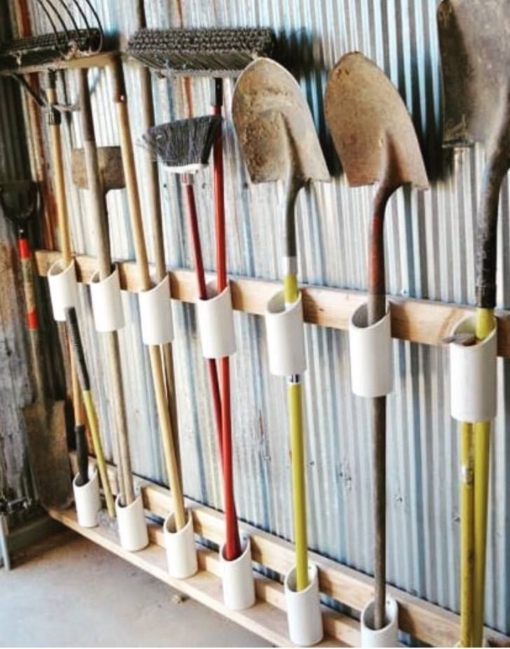 Easy And Inexpensive Diy Garden Tool Storage Ideas