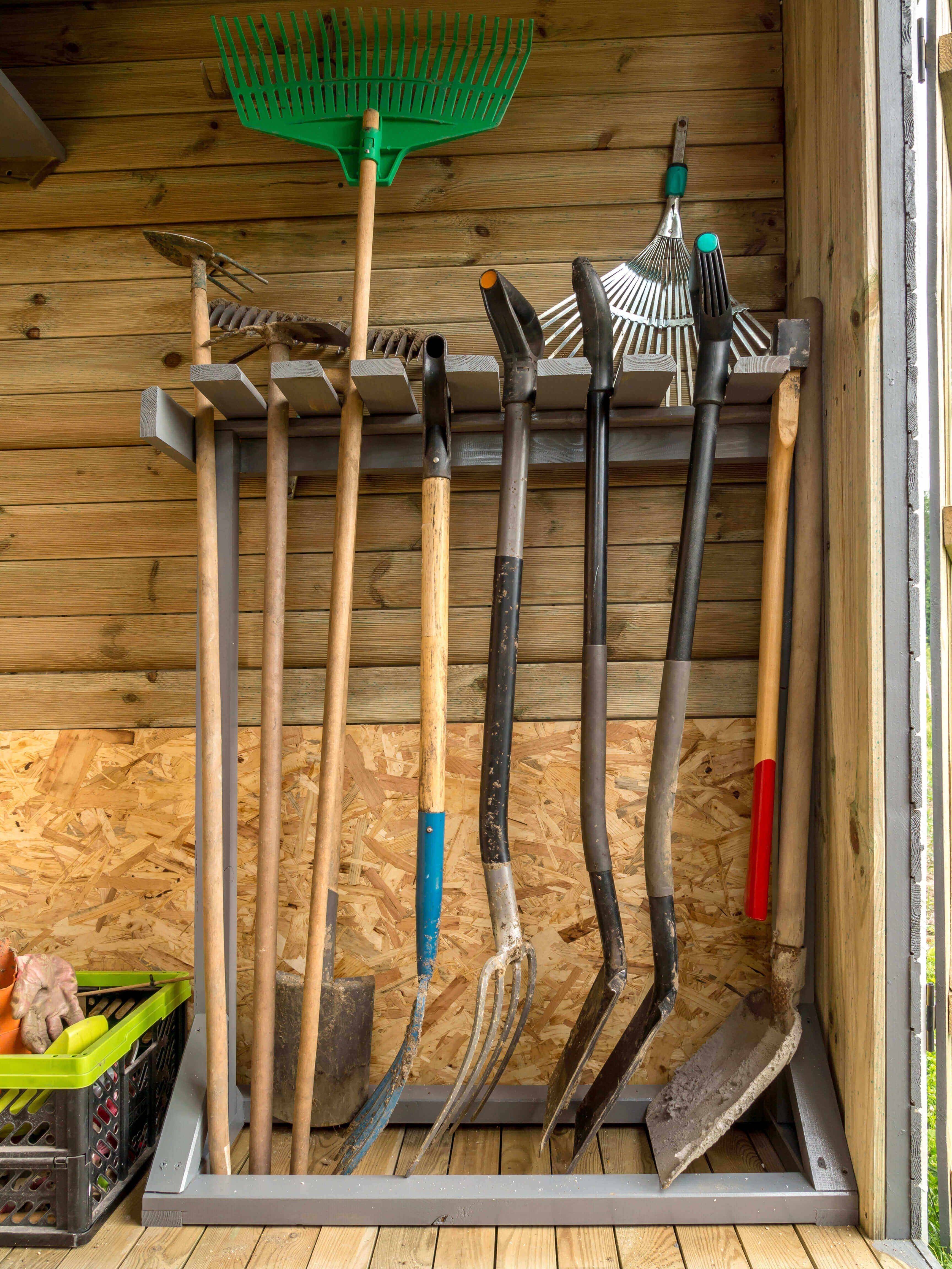 Creative Diy Garden Tool Storage Ideas Garage Organisation Lawn