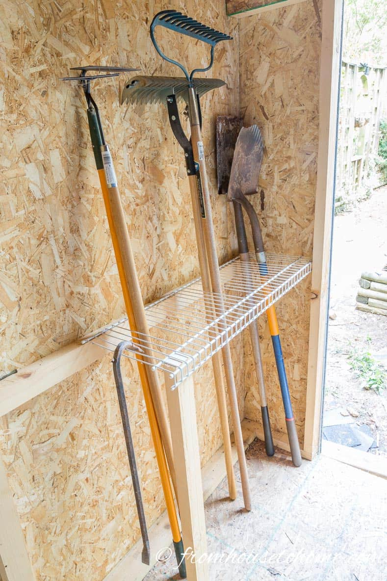 Garden Tool Storage