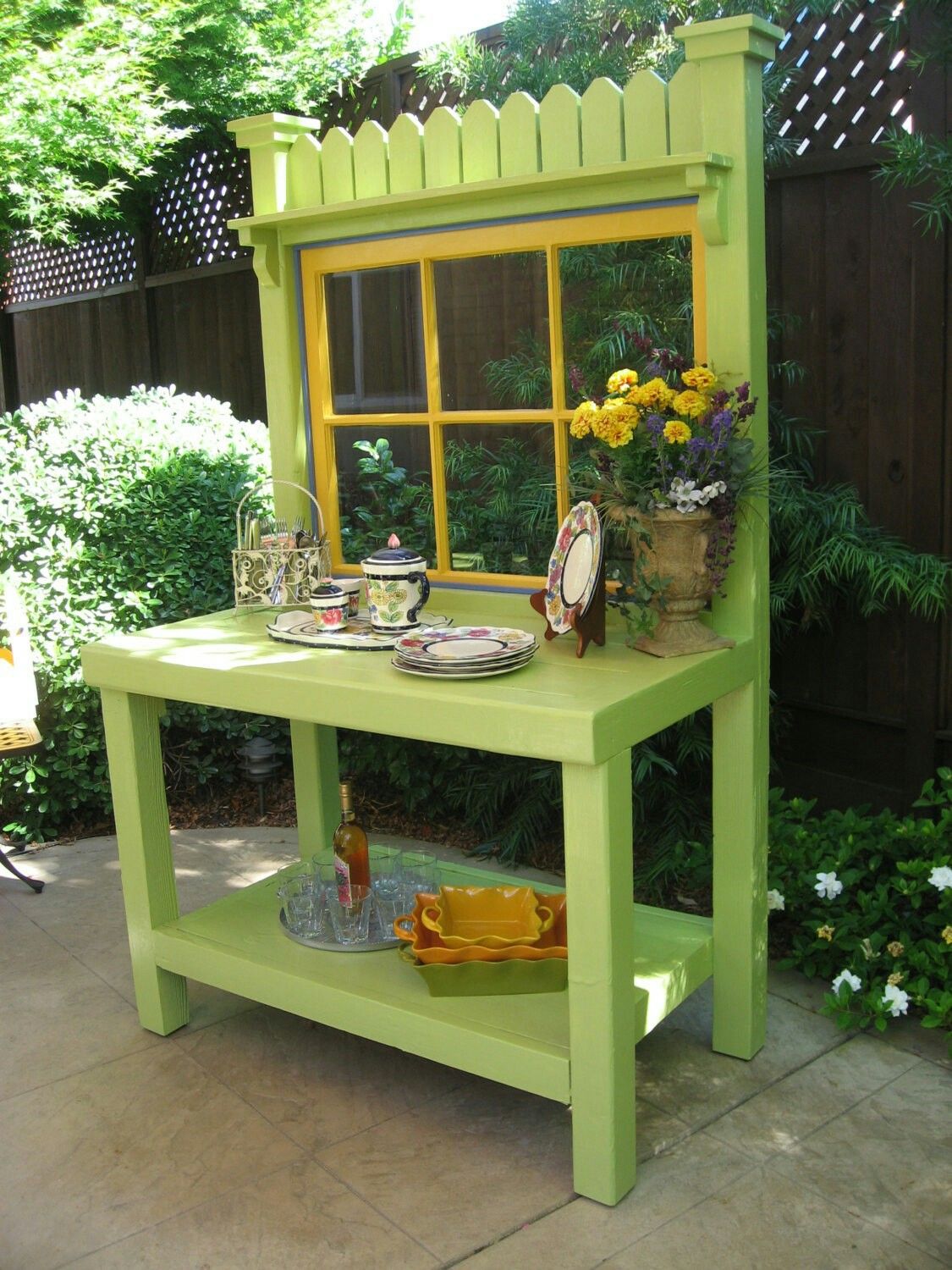 A Garden Work Bench