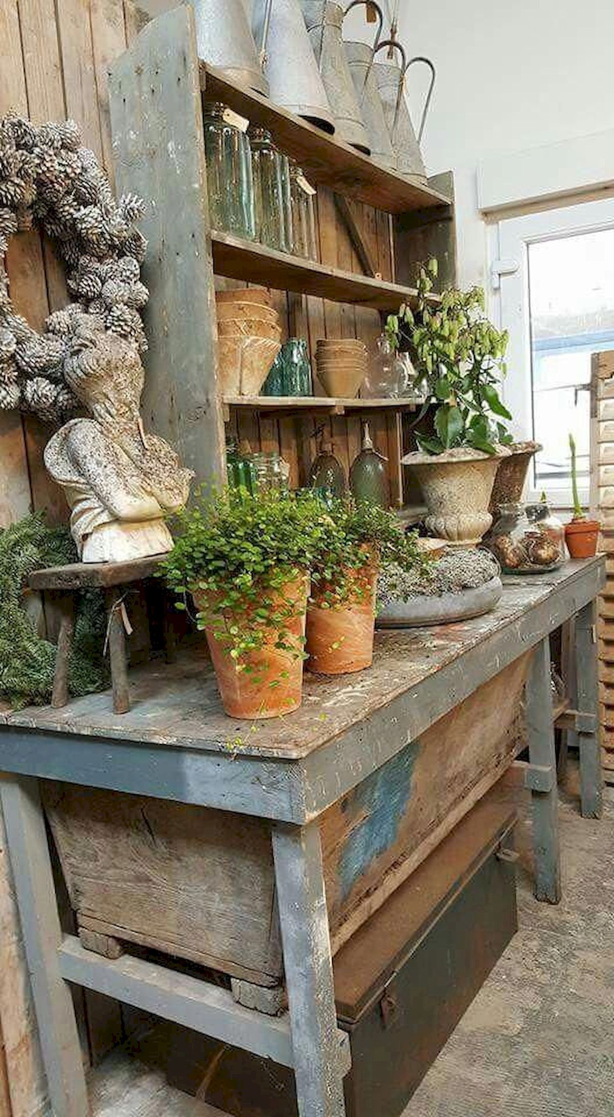Beautiful Potting Bench