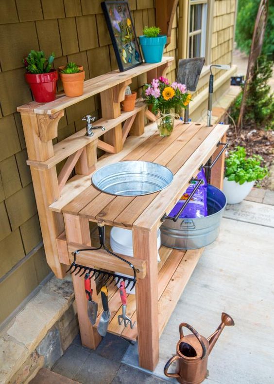 Diy Potting Benches