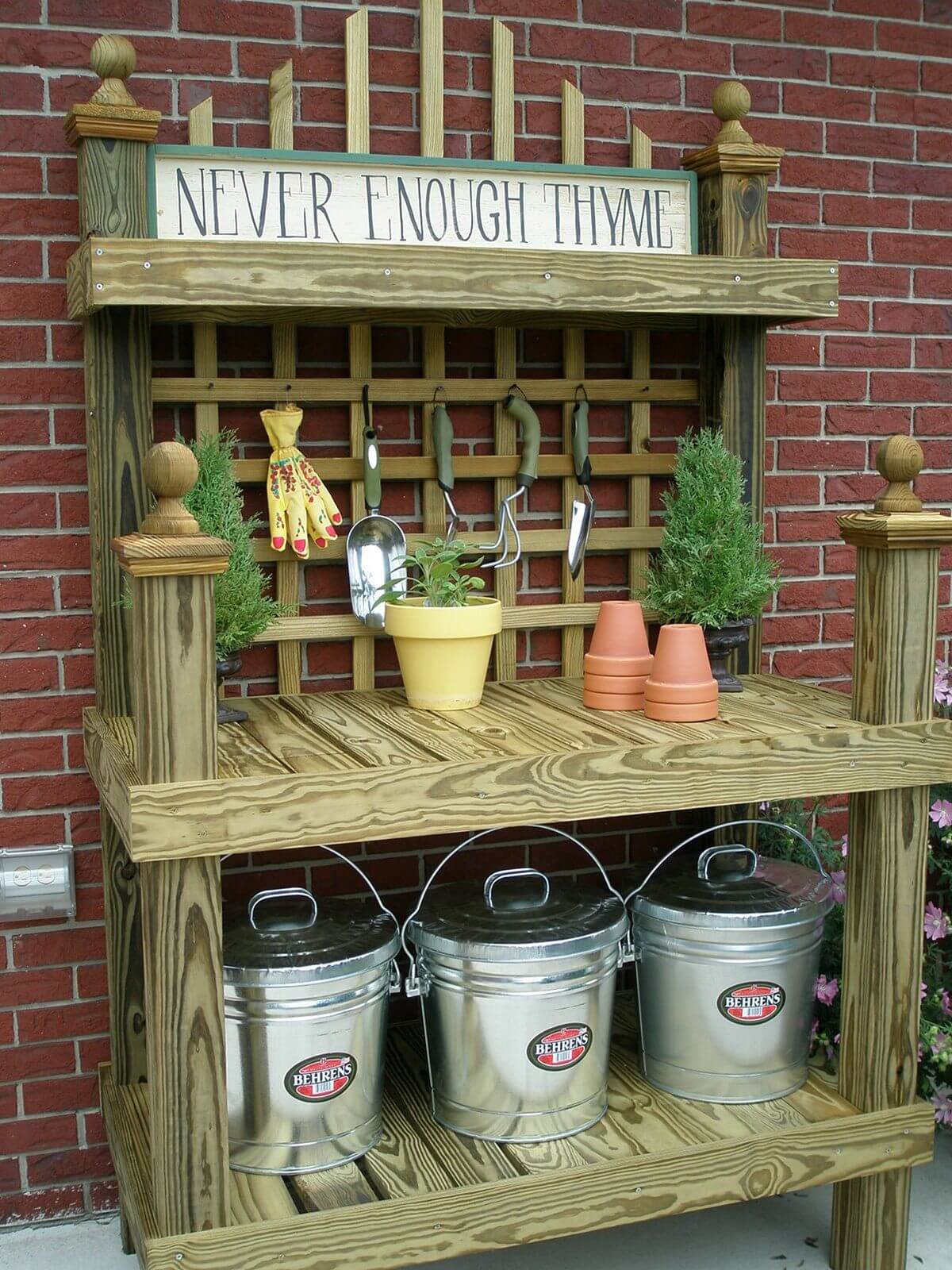 Cool Diy Garden Potting Table Ideas