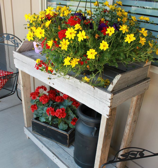 Bench Cedar Potting Table