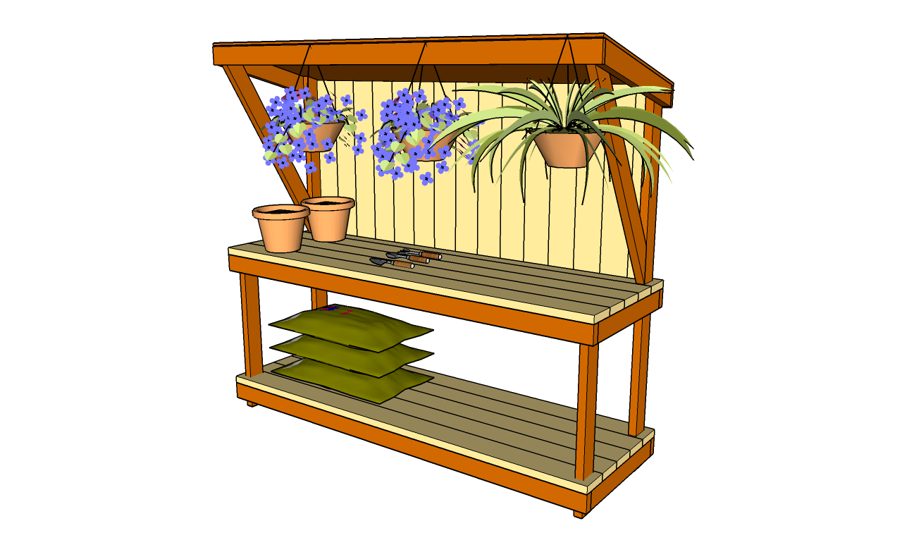 Beautiful Potting Bench Design Ideas