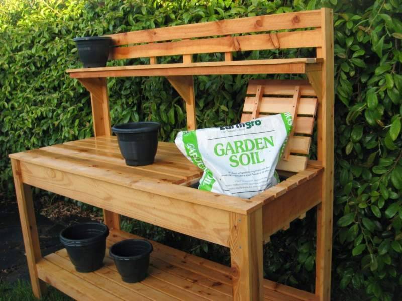 A Cedar Potting Bench Pdf Plans