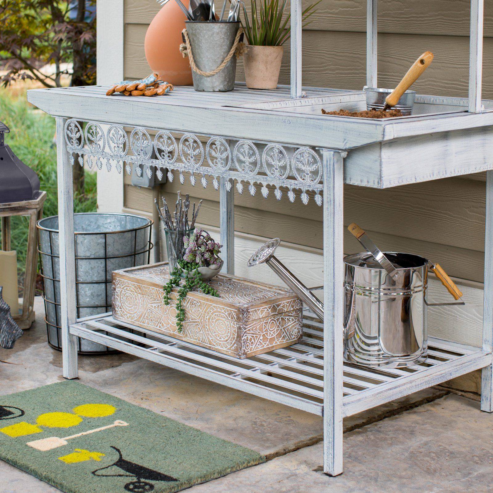 A Weekend Free Potting Bench Plans