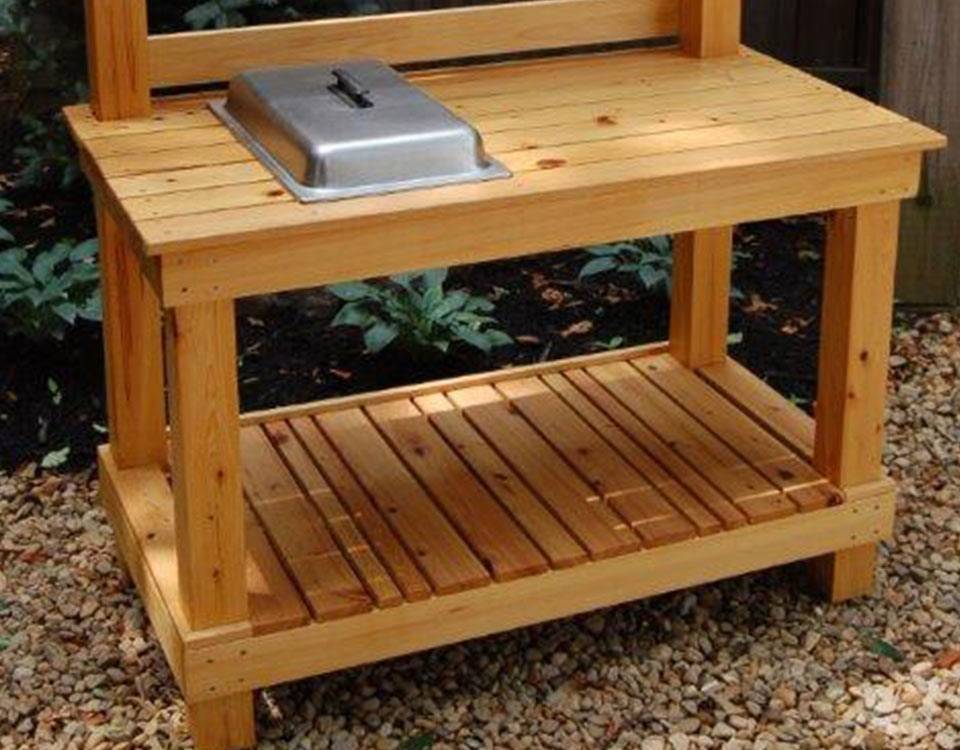 Yaheetech Outdoor Garden Potting Bench Table Planter Workbench