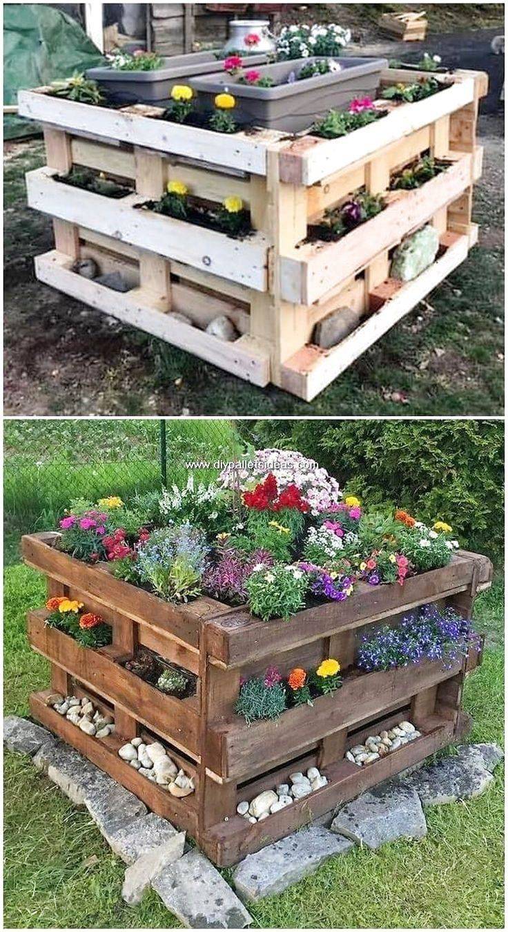 Spectacular Recycled Wood Pallet Garden Ideas