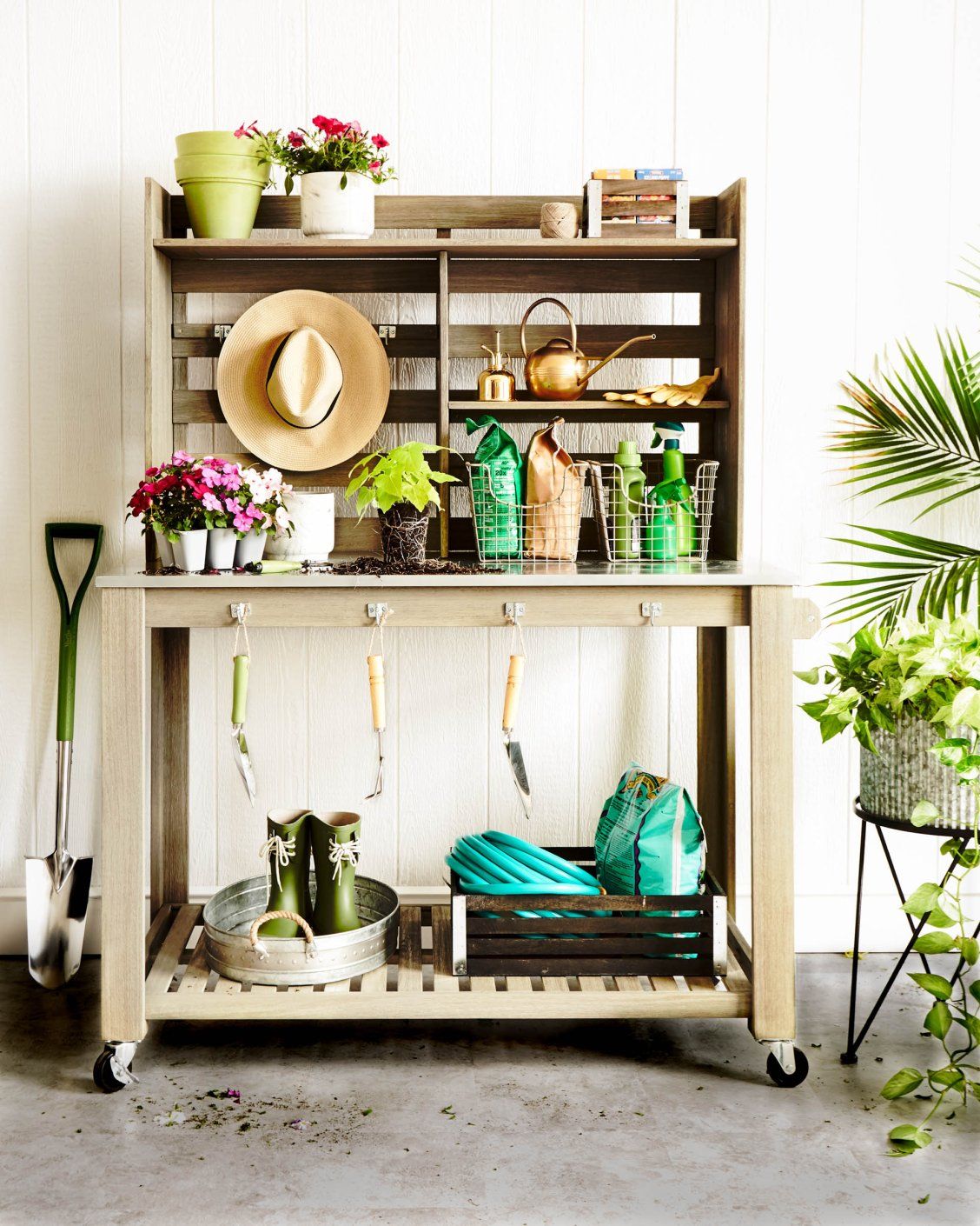 Bench Cedar Potting Table