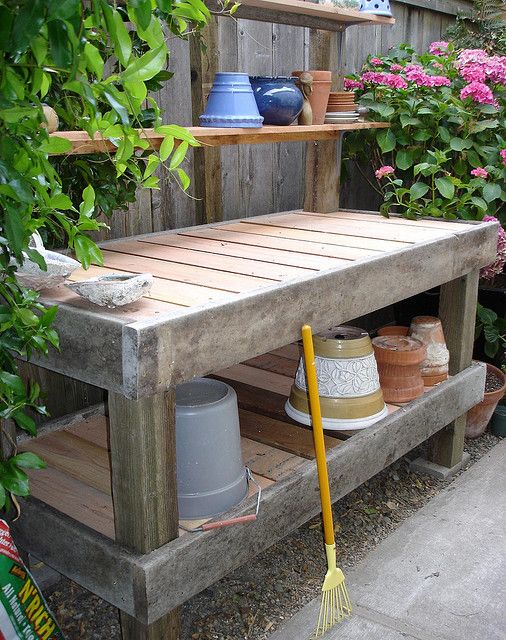 Pallet Potting Bench