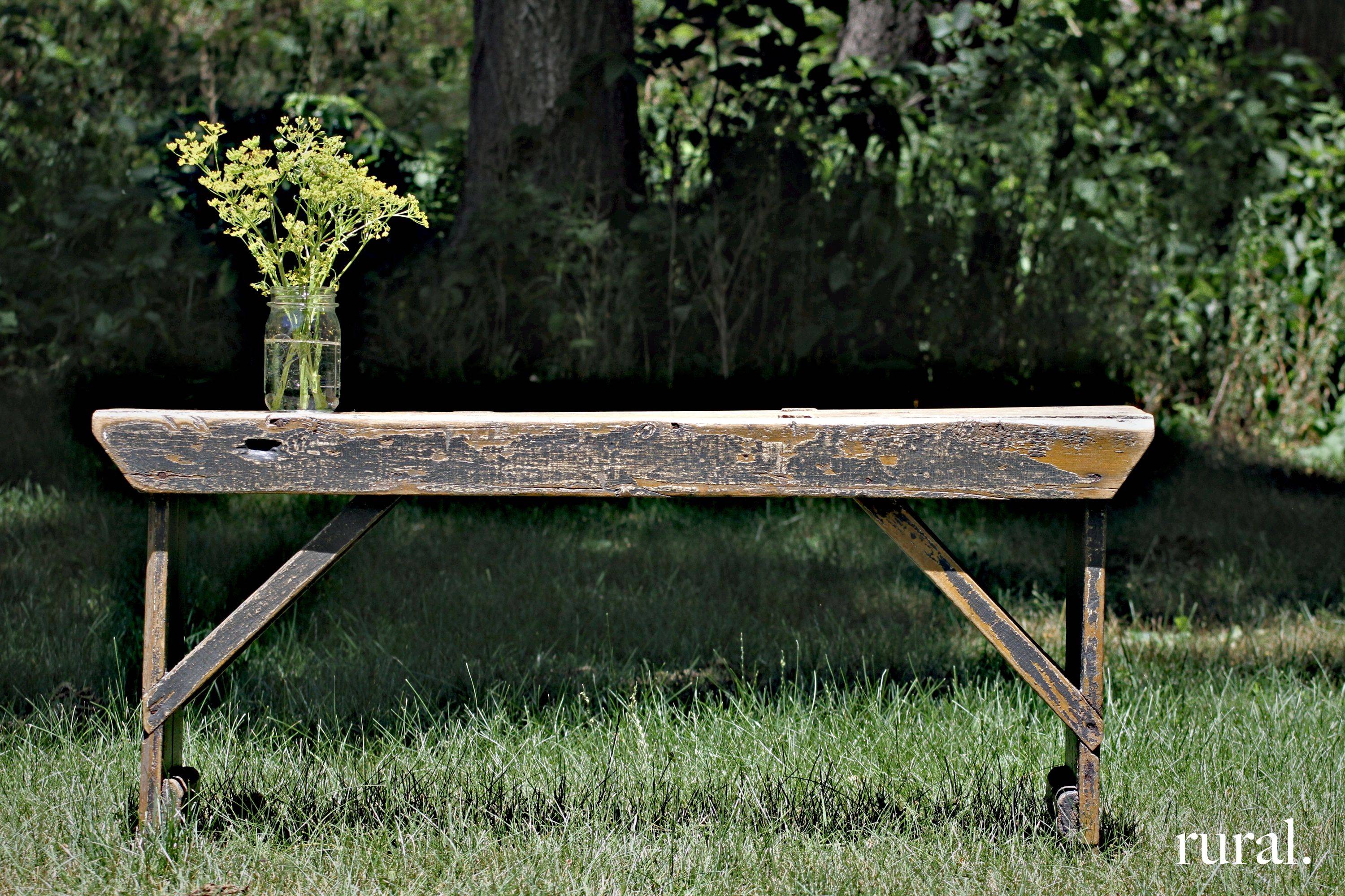 Primitive Wood Bench Whittler Bench Gardening Seat