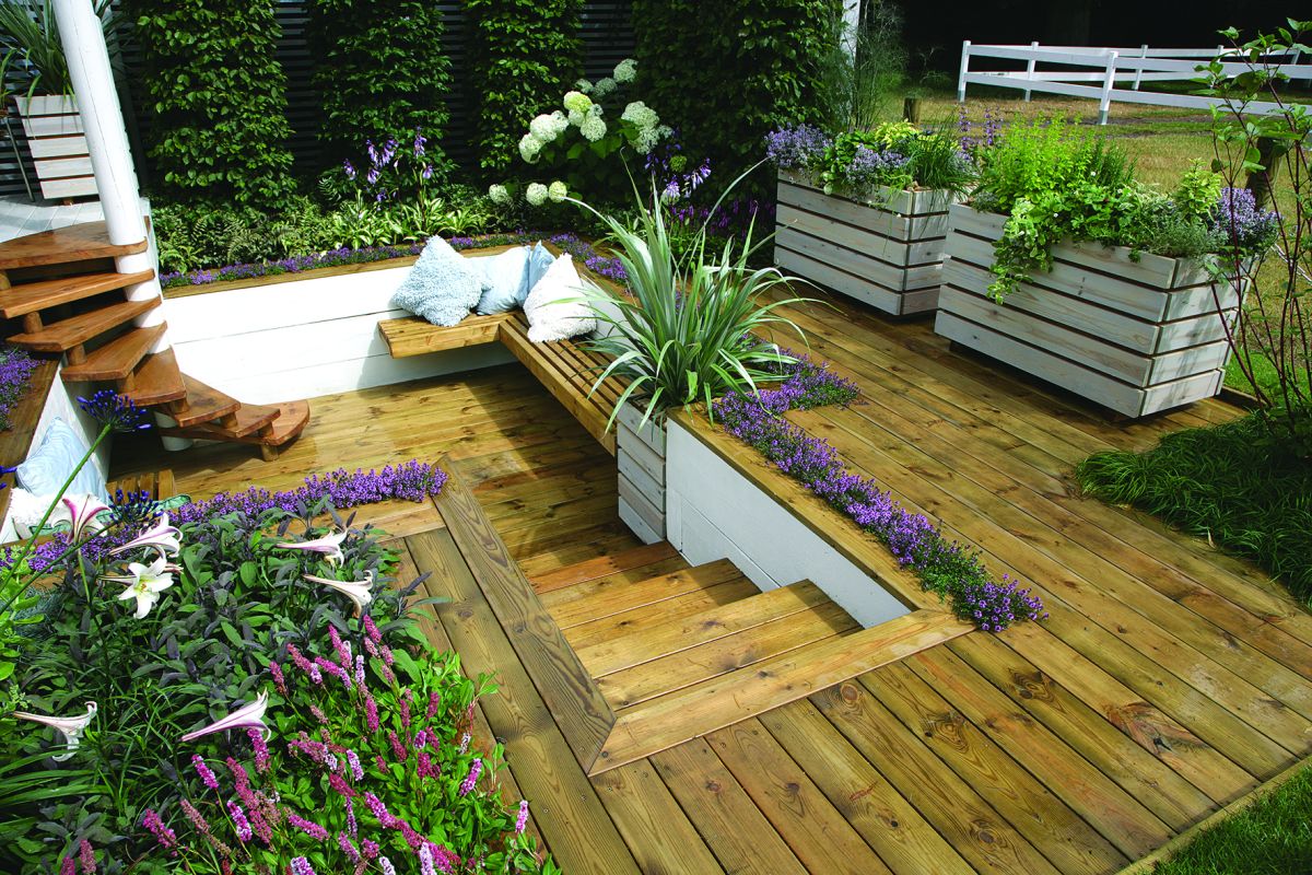 Patio And Garden Blended Ideas